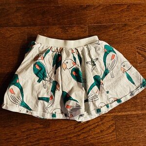 Tea Collection Colorful Bird Print Skort